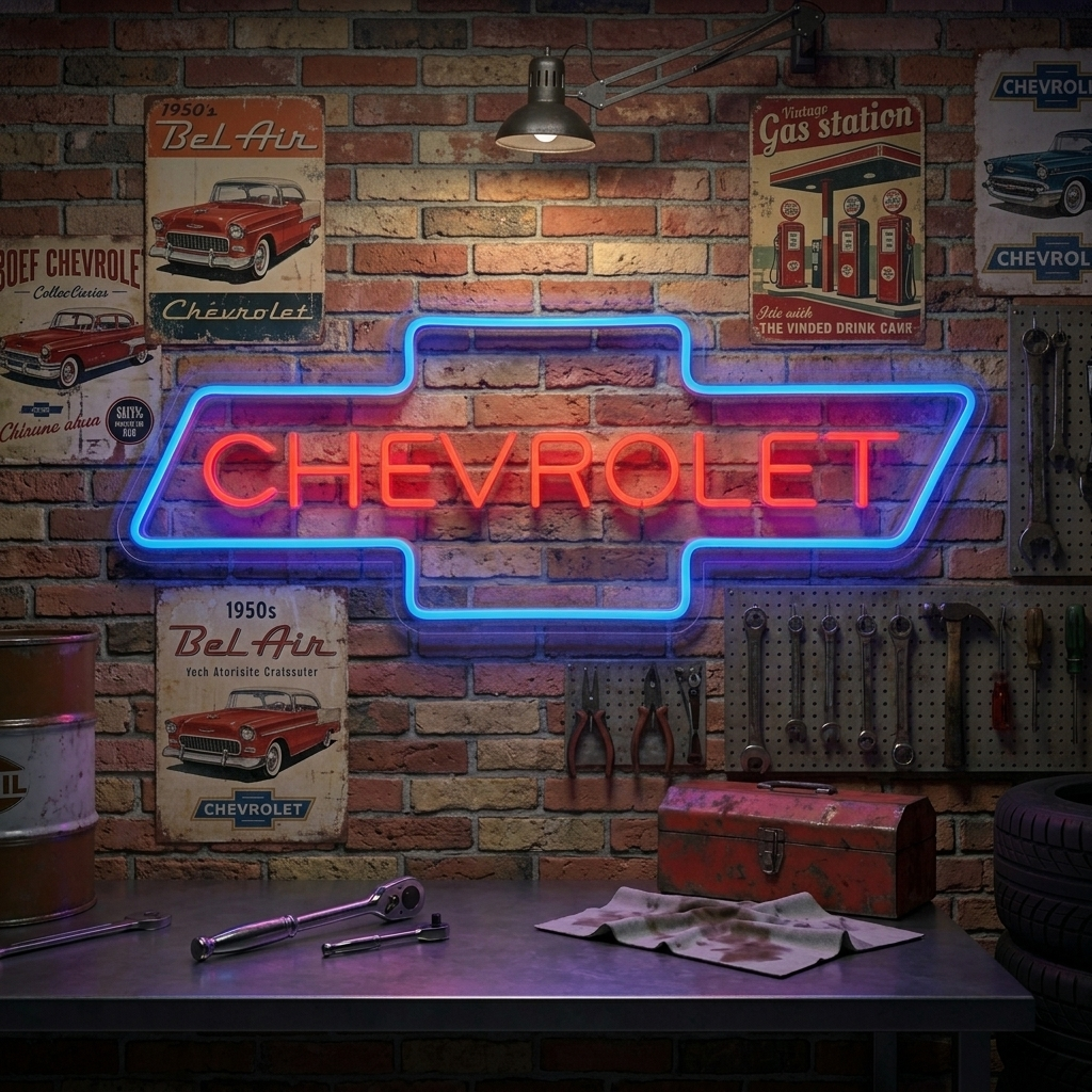 Chevy Chervolet Neon Sign