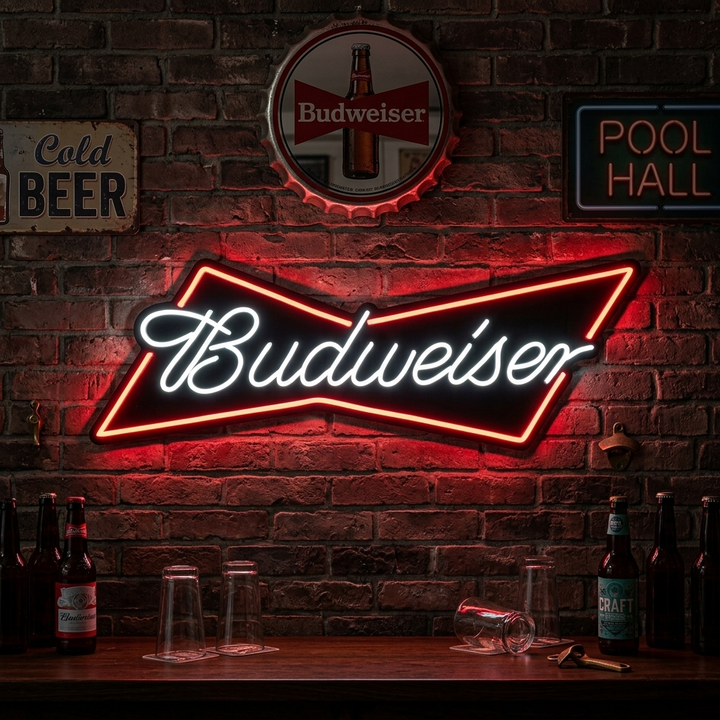"Budweiser" Neon Sign