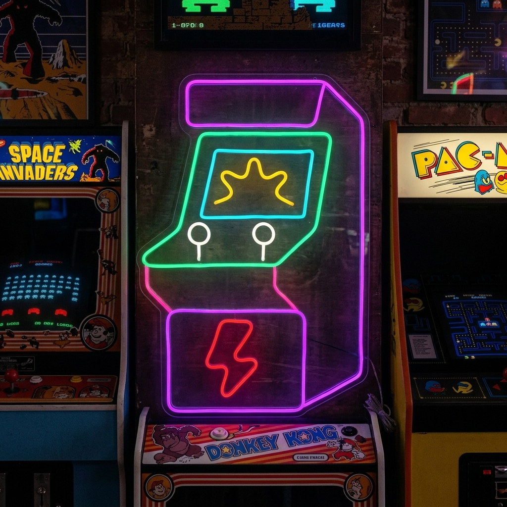 "Arcade Machine" Neon Sign