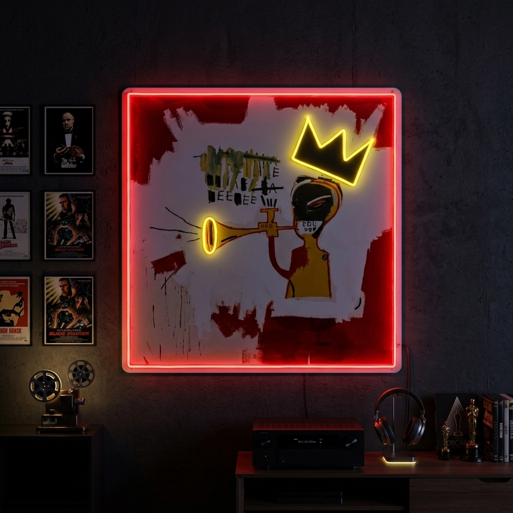 "Jean Trumpet" Neon Sign