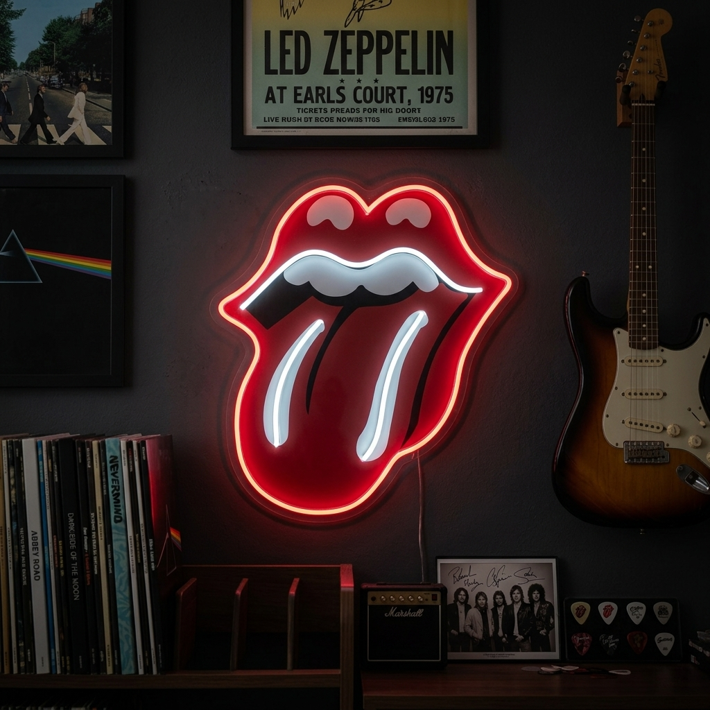 "Rolling Stones" Neon Sign