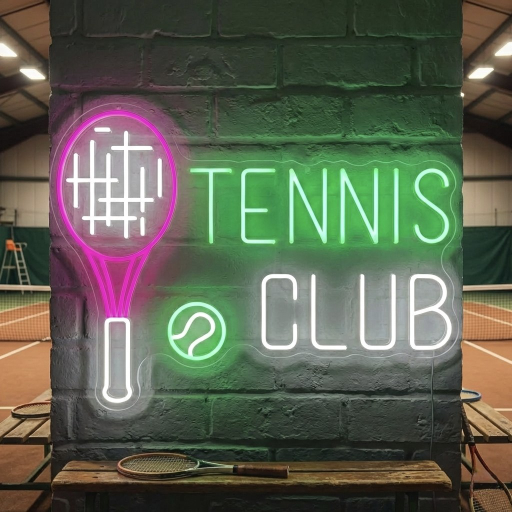 "Tennis Club" Neon Sign