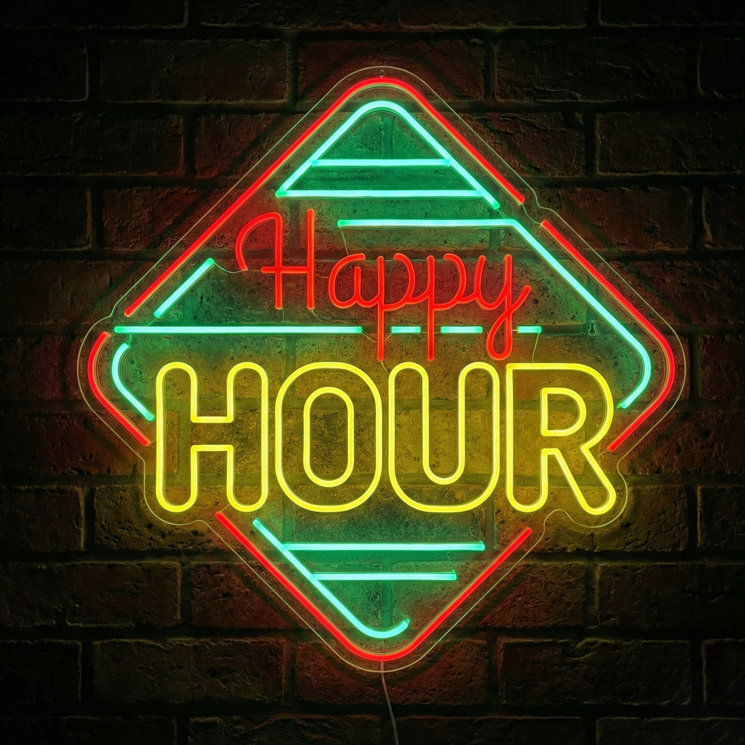 "Happy Hour" Neon Sign