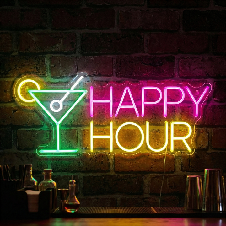 "Happy Hour" Neon Sign