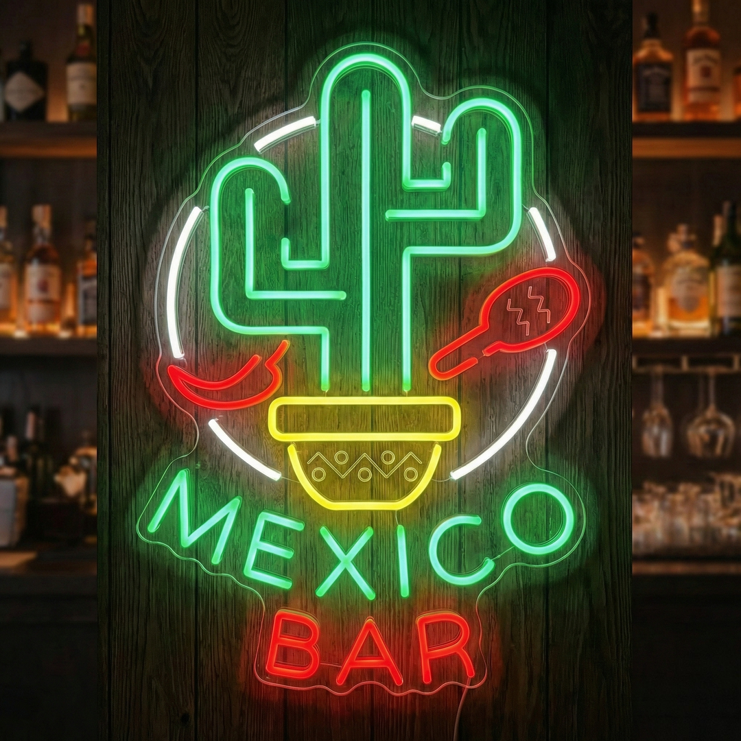 "Mexico Bar" Neon Sign