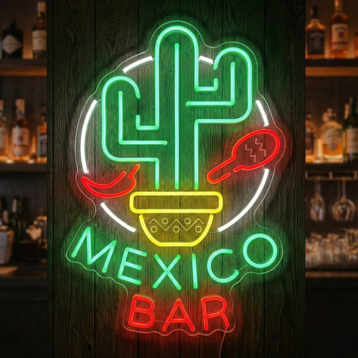 "Mexico Bar" Neon Sign