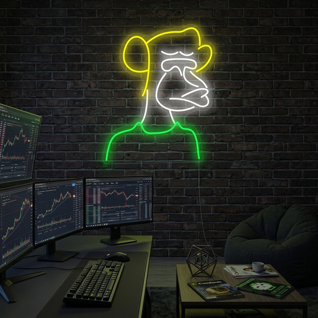 "Bored Ape" Neon Sign