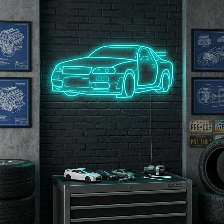 "GTR Car" Neon Sign