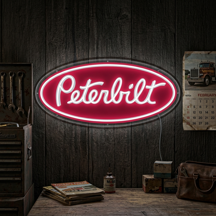 "Peterbil Logo" Neon Sign