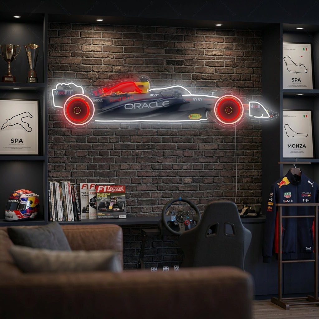 "Rb F Car" Neon Sign