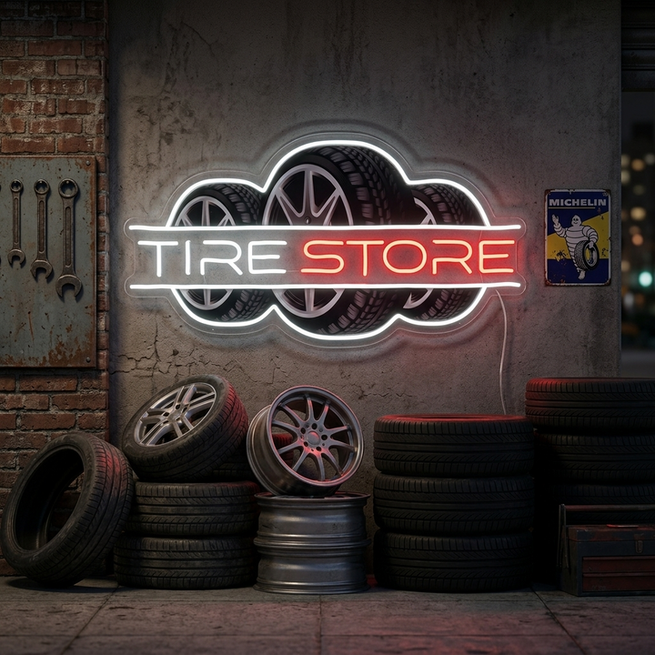 "Tire Store" Neon Sign