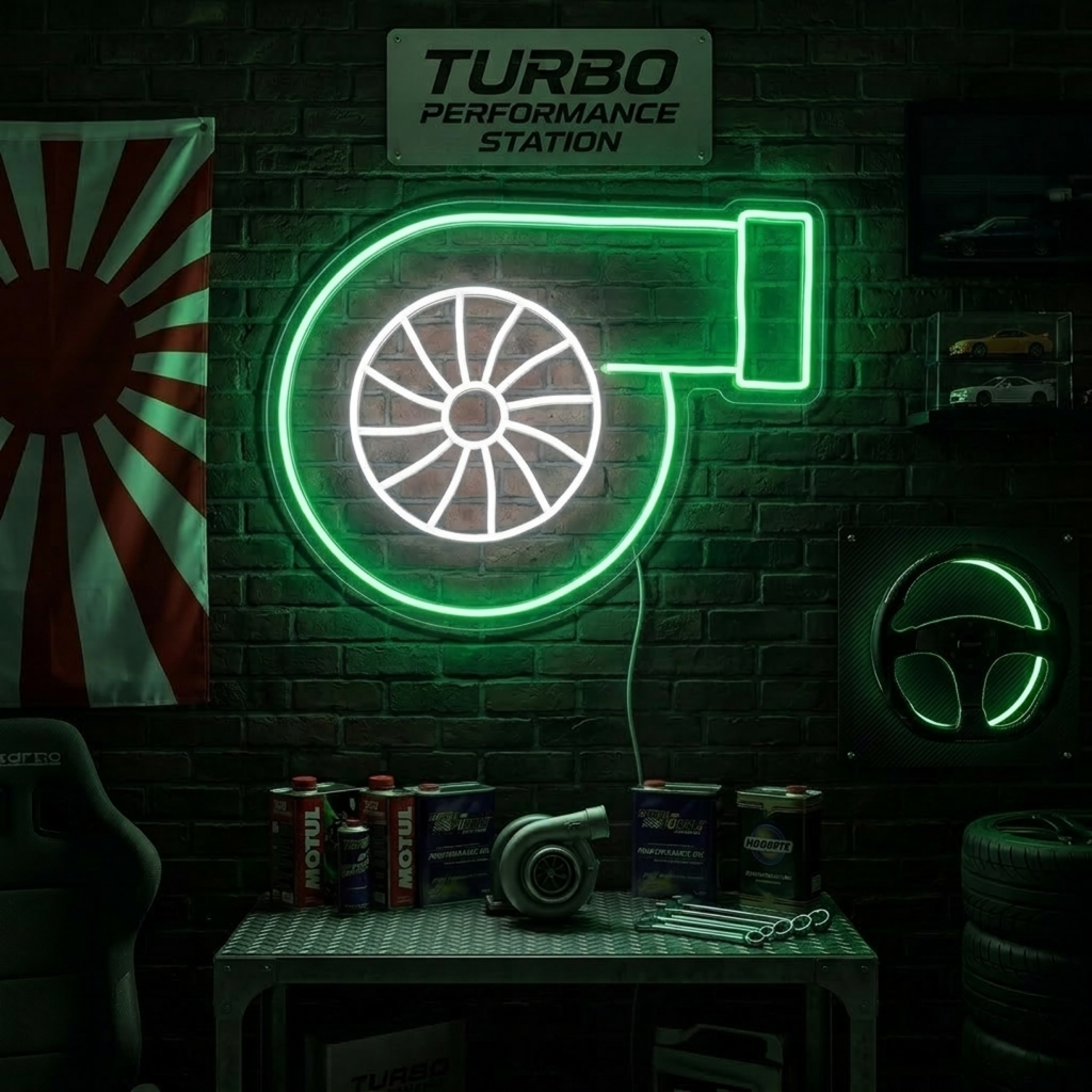 "Turbo" Neon Sign