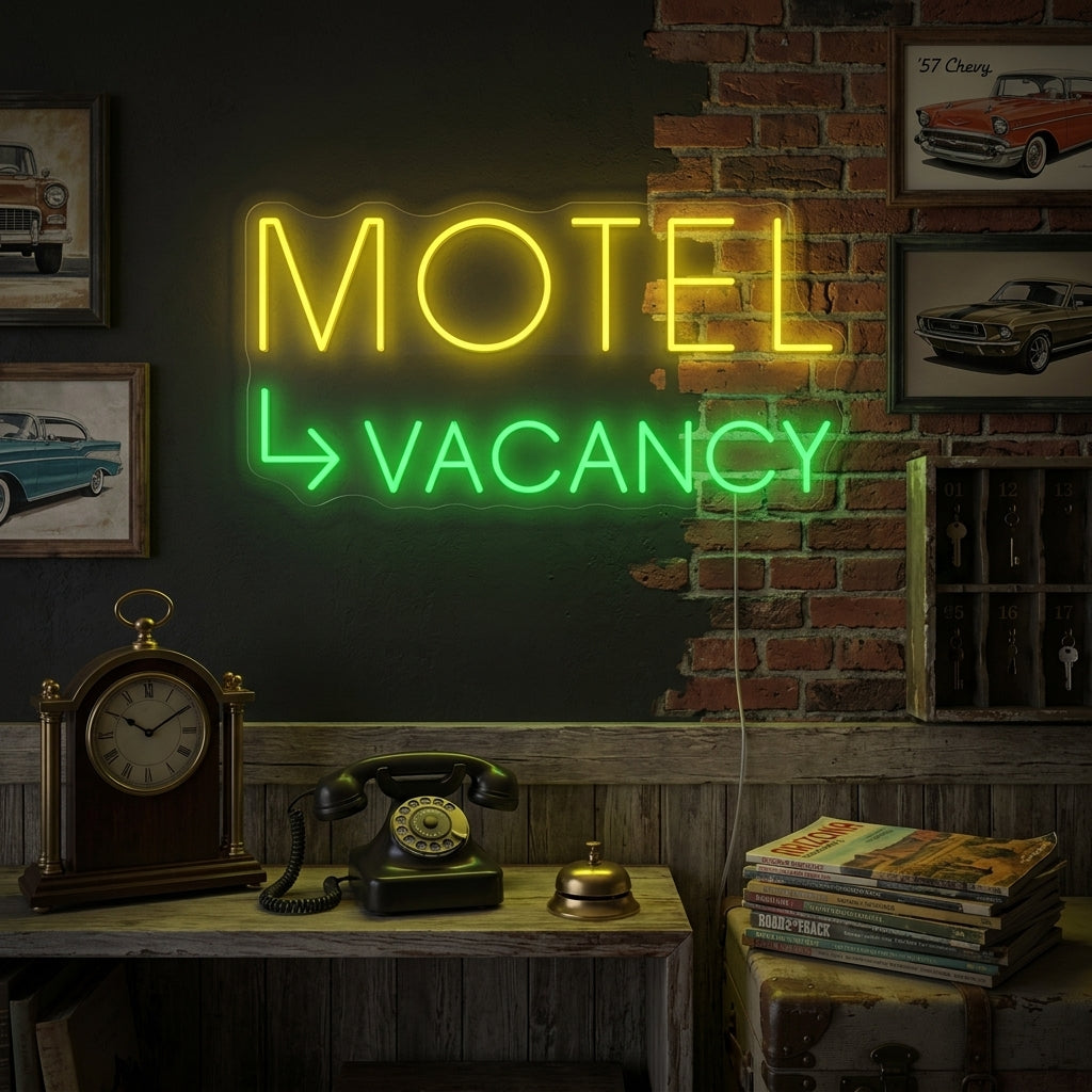 "Motel Vacancy" Neon Sign