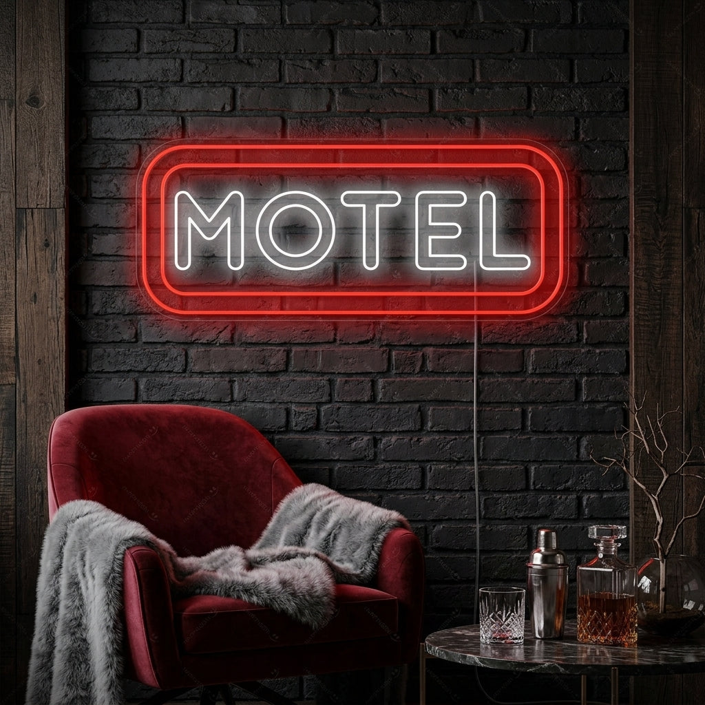 "Motel" Neon Sign