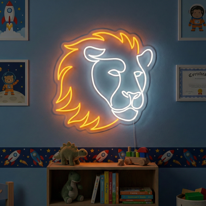 "Lion" Neon Sign