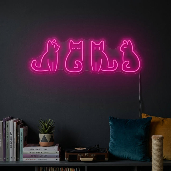 "Cats" Neon Sign
