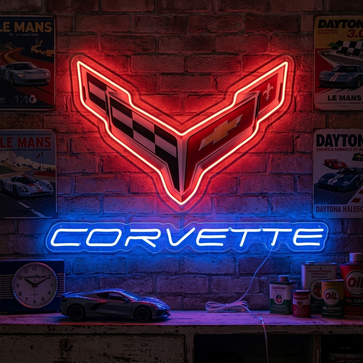 "Corve-Logo" Neon Sign