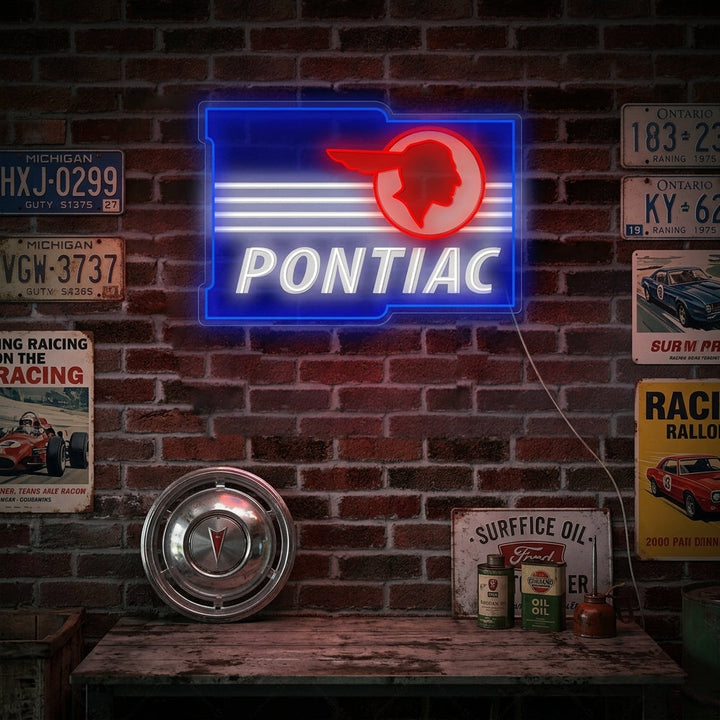 "Ponti-Car" Neon Sign
