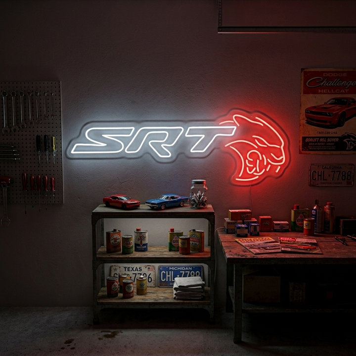 "SRT" Neon Sign