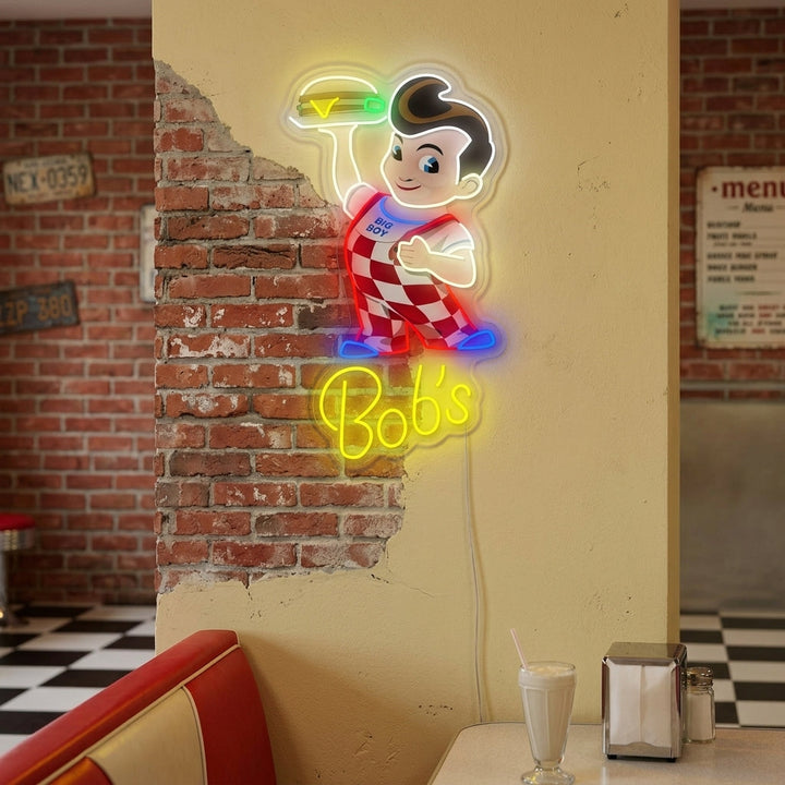 "Bob's Burgers" Neon Sign, Big Boy Neon Sign