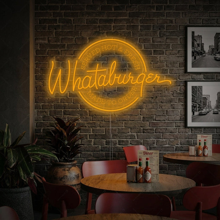 "Whataburger" Neon Sign