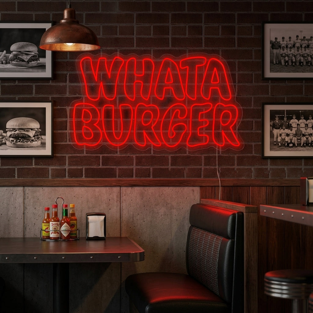 "Whataburger" Neon Sign