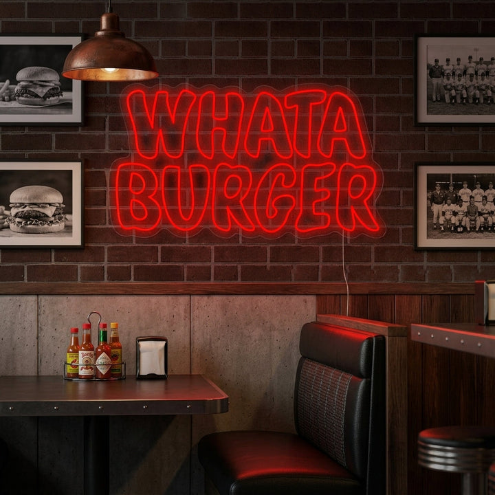 "Whataburger" Neon Sign