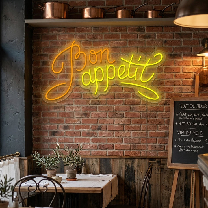 "Bon Appetit" Neon Sign
