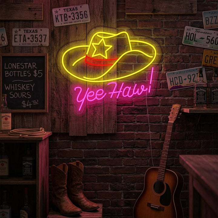 "Yeehaw" Neon Sign
