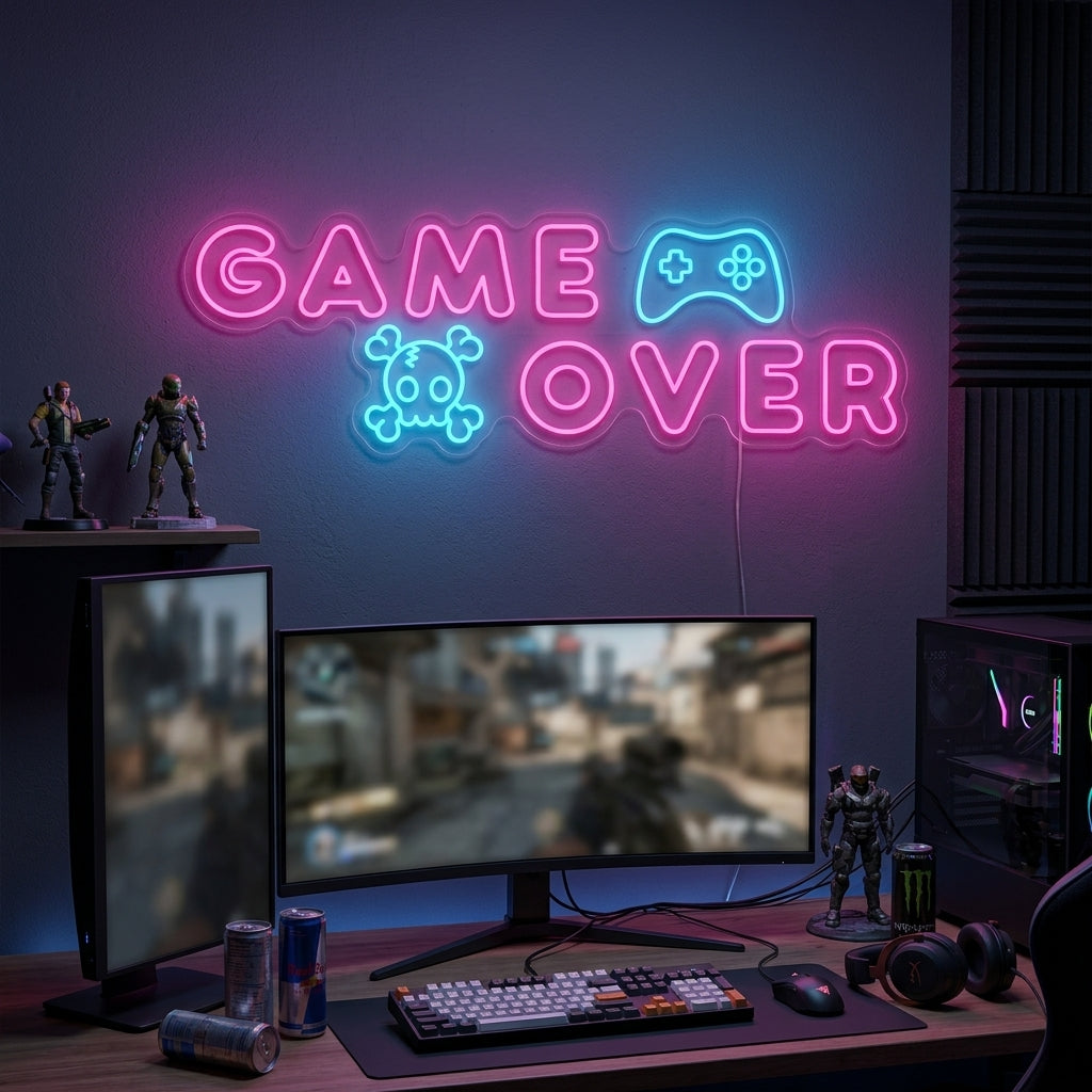 "Game Over" Neon Sign