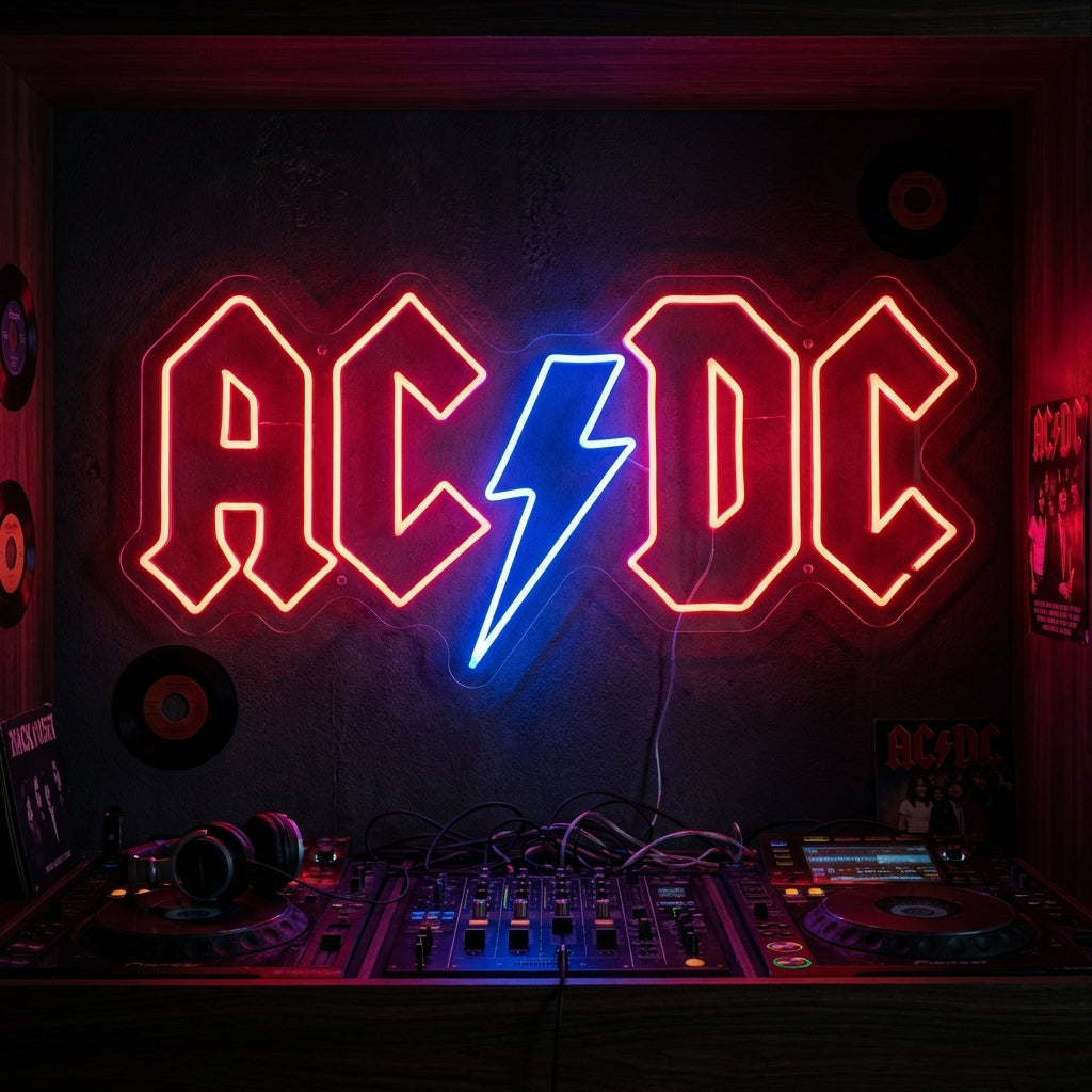 "ACDC" Neon Sign