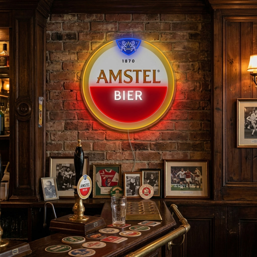 "Amstel Logo" Neon Sign