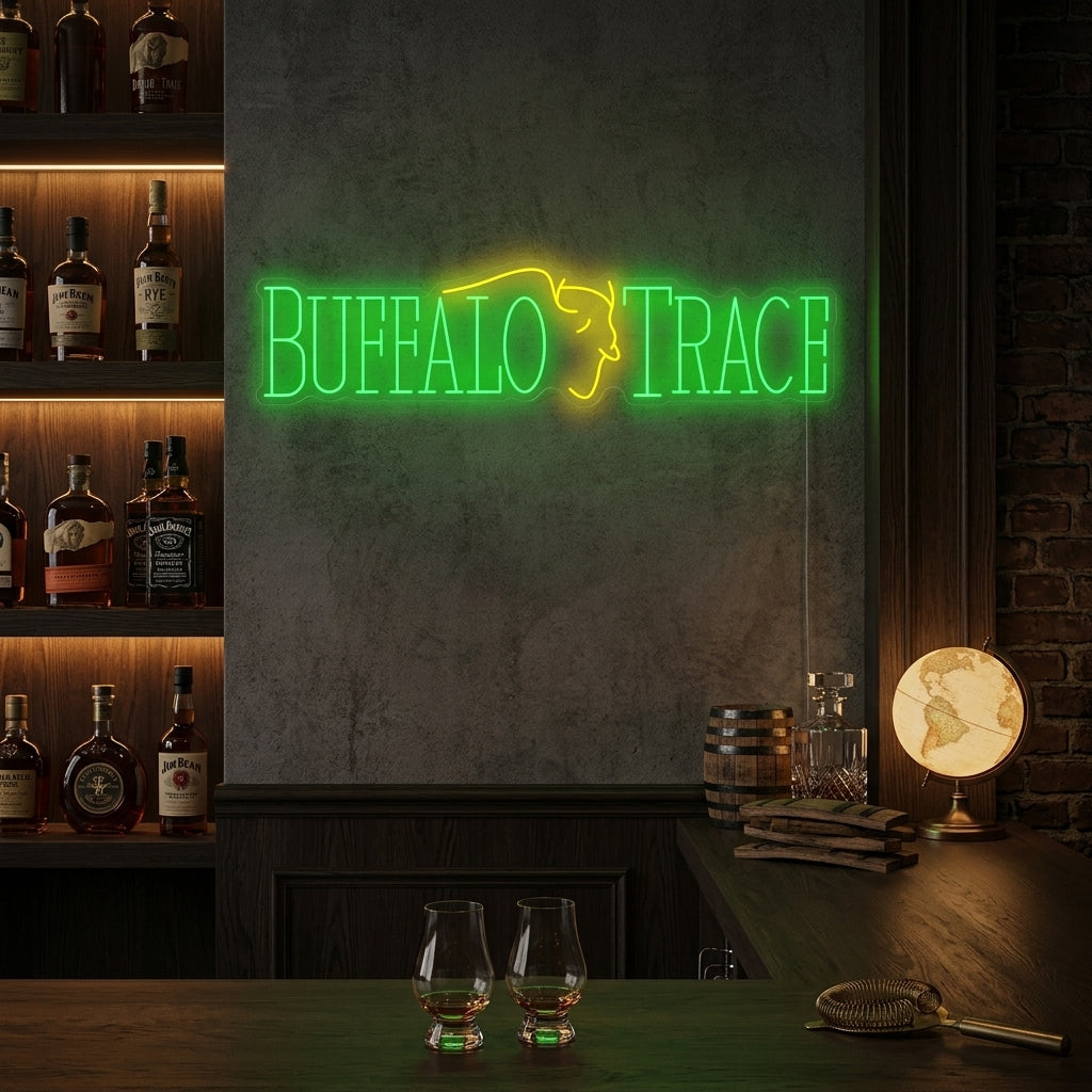 "Buffalo Trace" Neon Sign