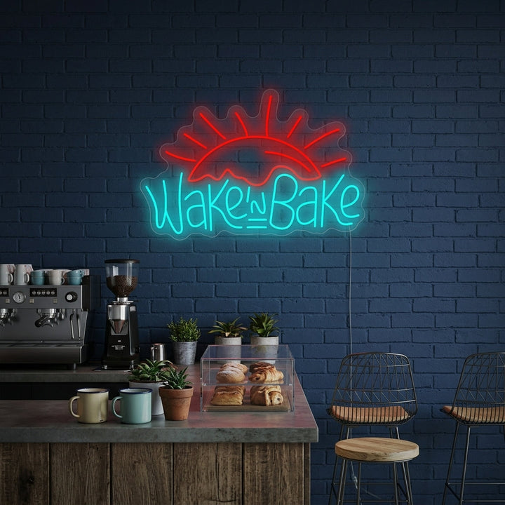 "Wake and Bake" Neon Sign