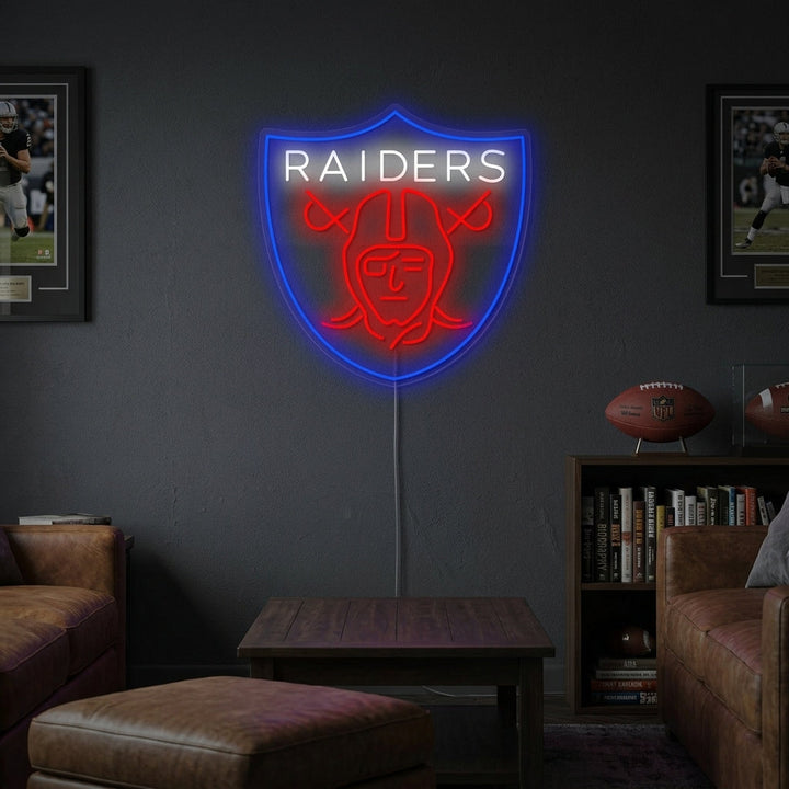 "Raiders" Neon Sign
