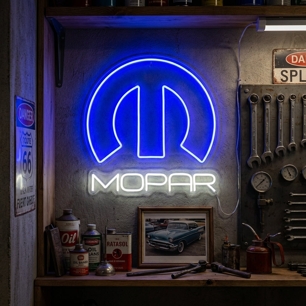 "Mopar" Neon Sign