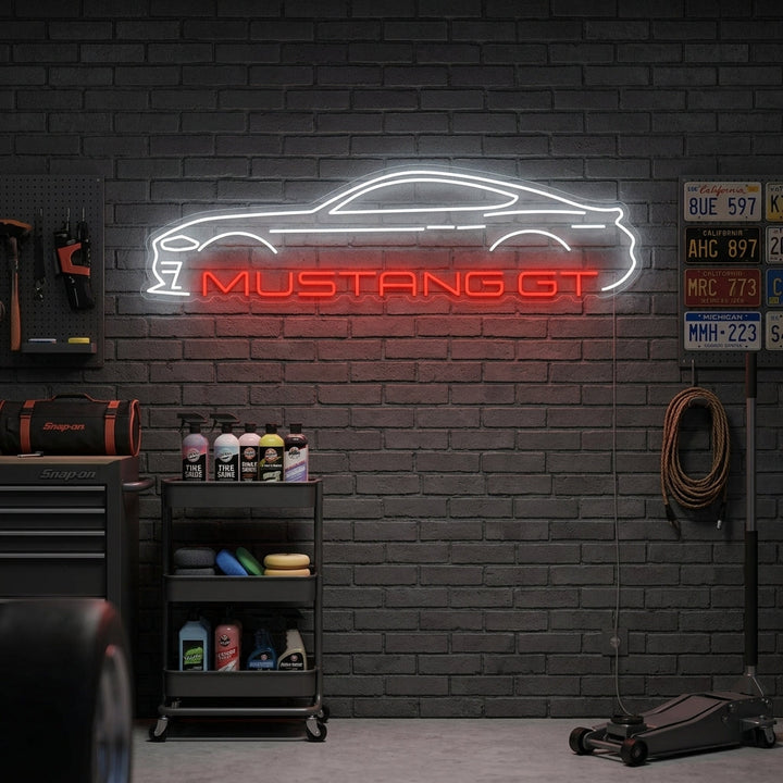 "Mustang GT" Neon Sign