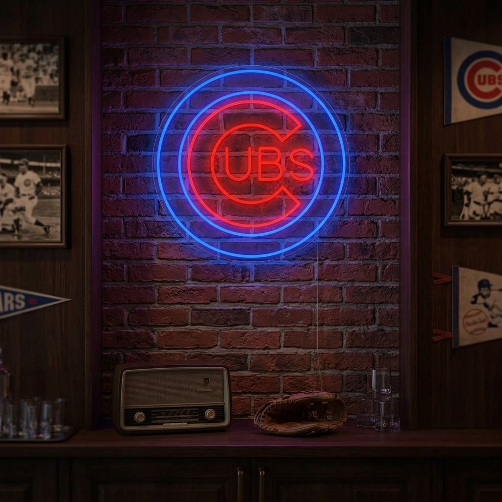 "CUBS" Neon Sign