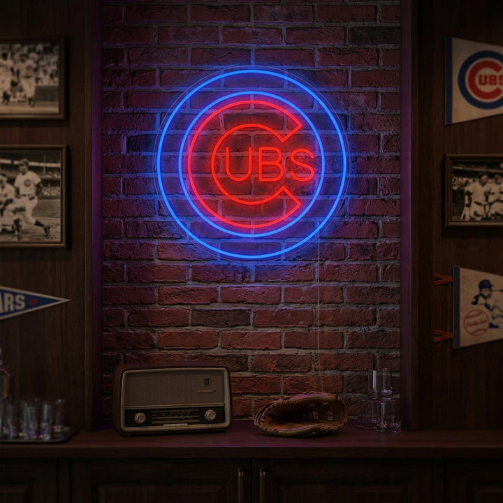 "CUBS" Neon Sign