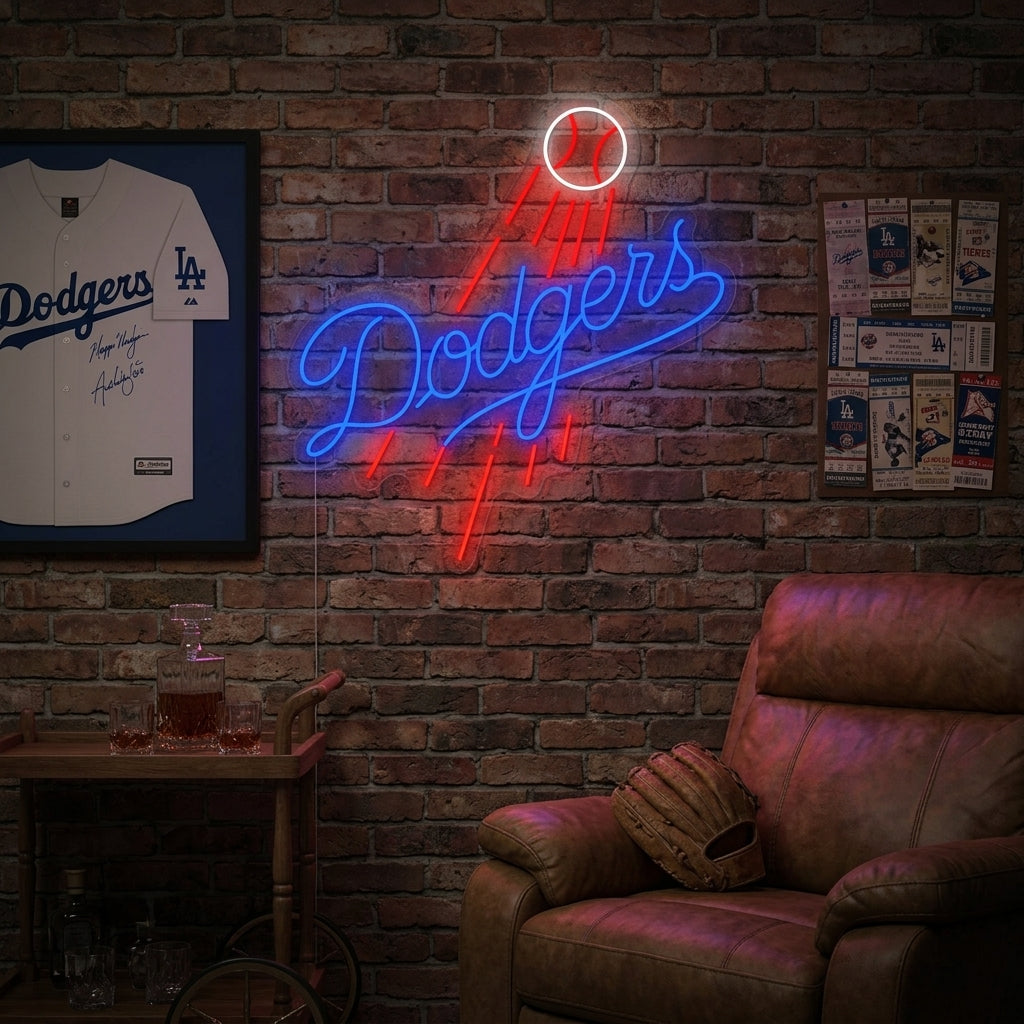 "Los Angeles Dodgers" Neon Sign