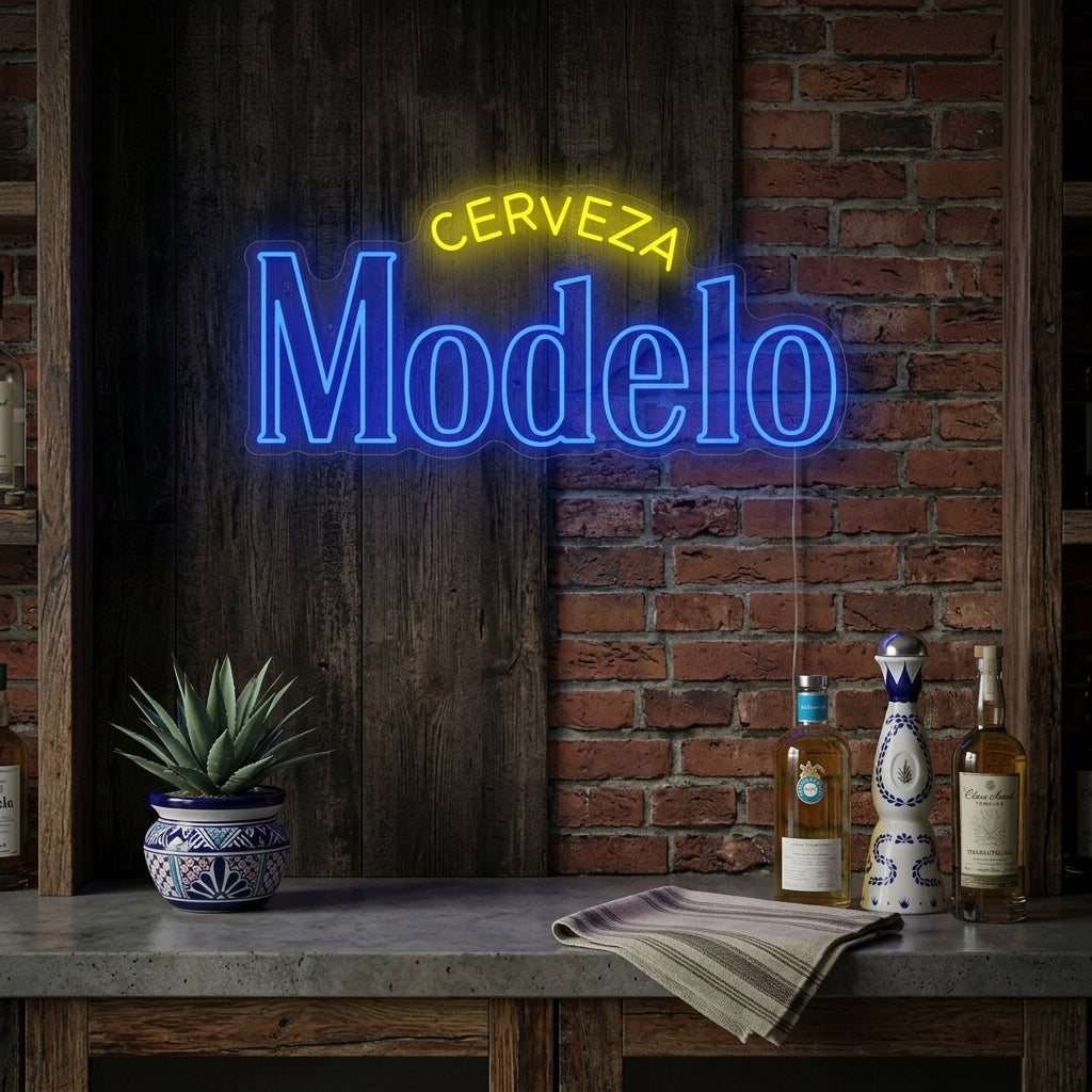"Cerveza Modelo" Neon Sign