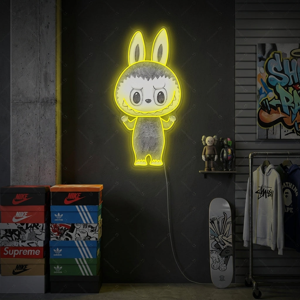 "Monster Sketch" Neon Sign
