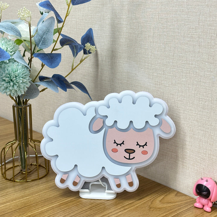 "Cute Sheep" Neon Like Sign