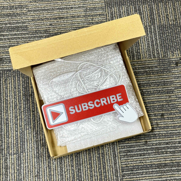 "Subscribe Button" Neon Like Sign