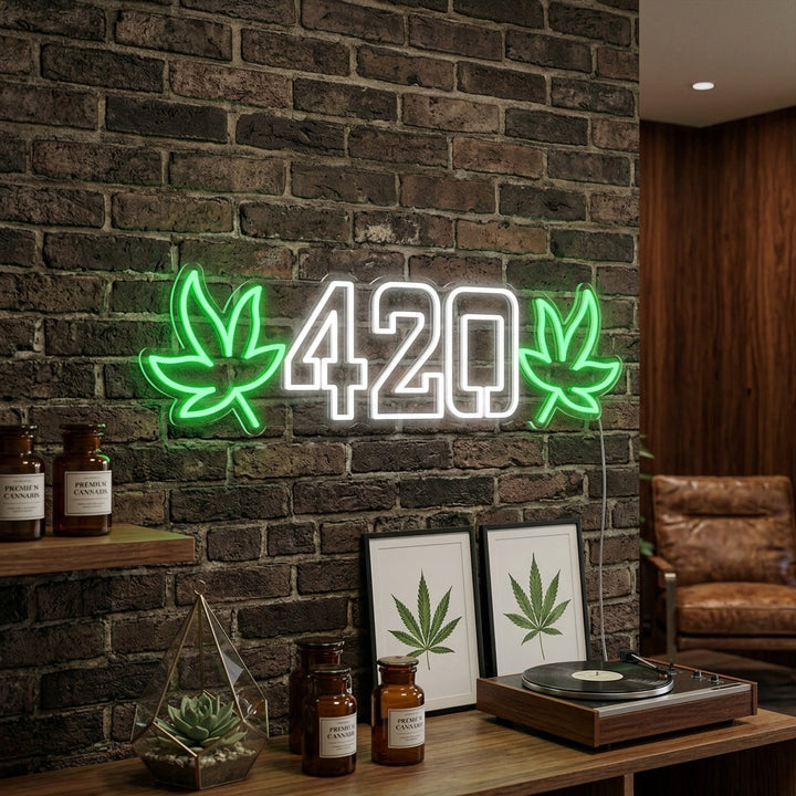 "420 Weed" Neon Sign