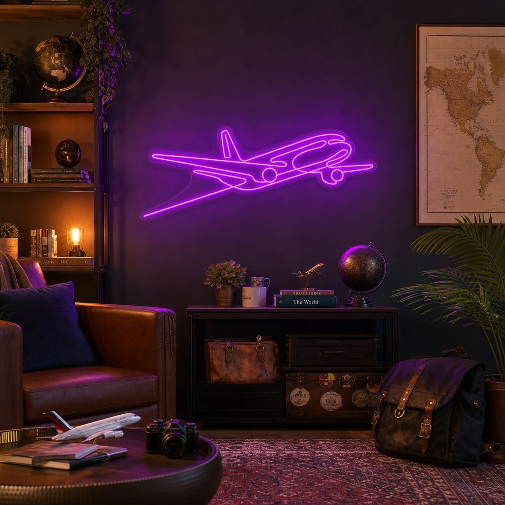 "Airplane" Neon Sign