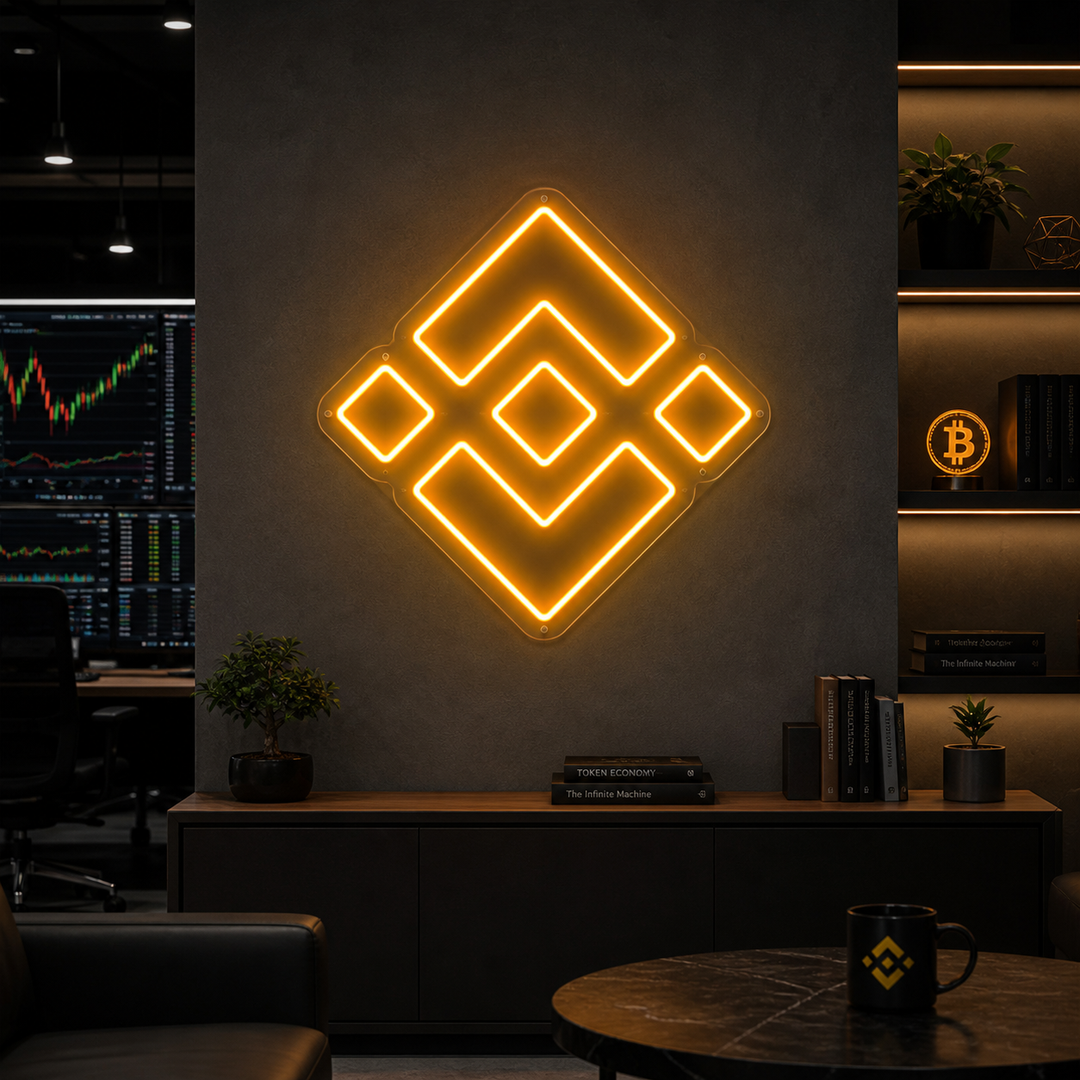 "BNB Binance" Neon Sign
