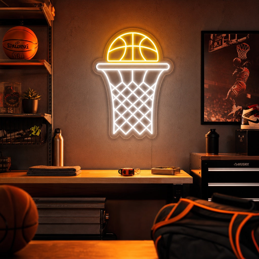 "Basketball Net" Neon Sign