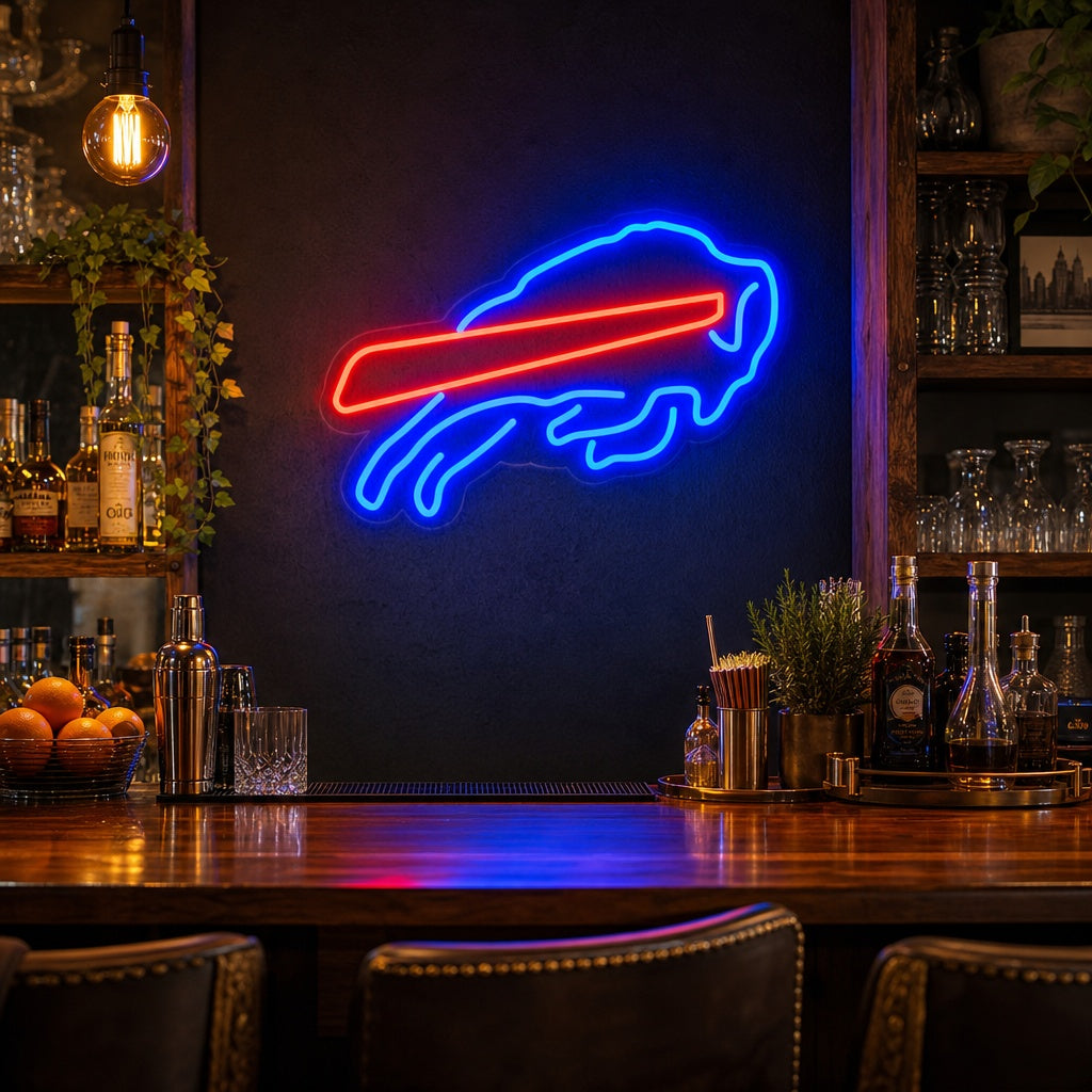 "Buffalo Bills Bar" Neon Sign