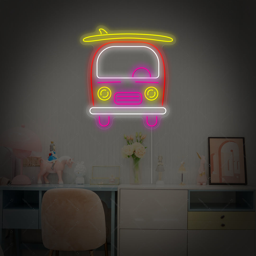 "Bus" Neon Sign